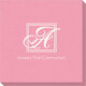 Pick Your Single Monogram with Text Linen Like Napkins Image 3 of 3